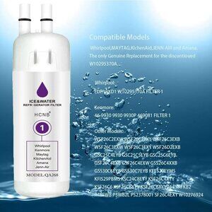 New Refrigerator Water Filter 1 (2 pack)